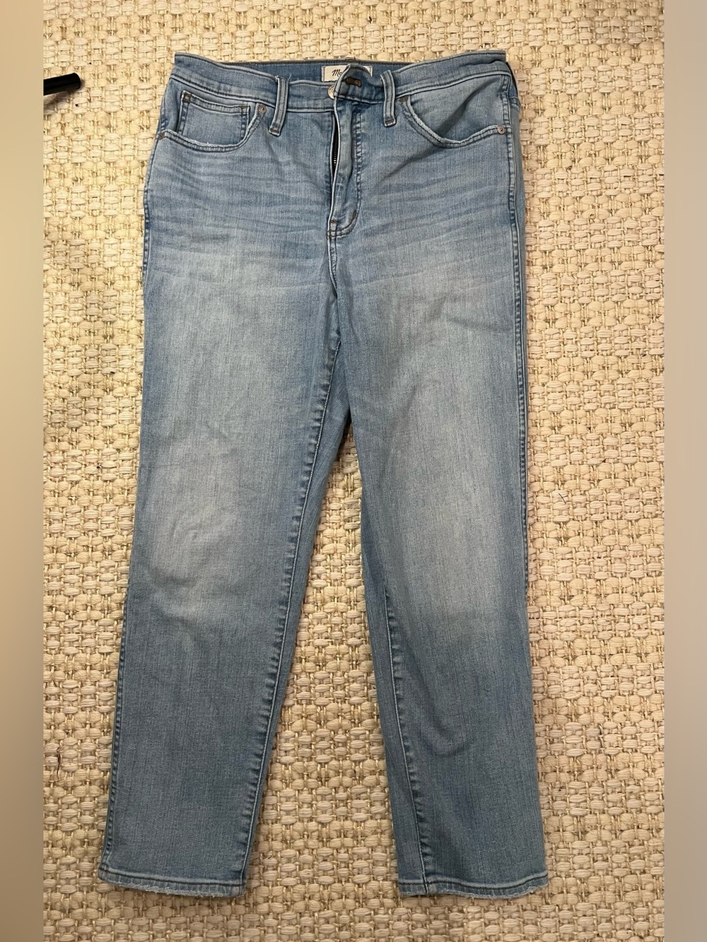Madewell Stovepipe Straight Leg Jeans -  30
